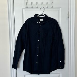 Men's Black Button-Down Shirt